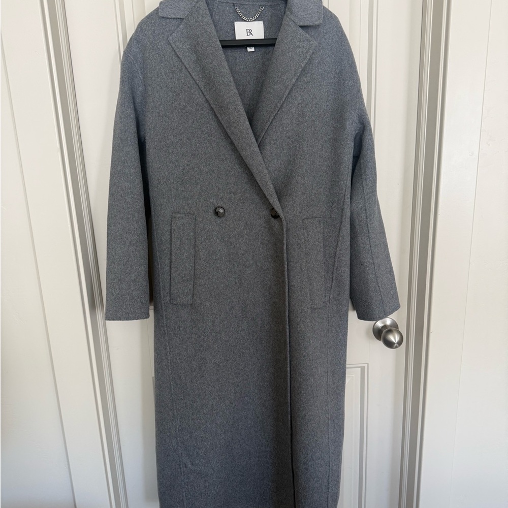 Banana Republic Wool Italian Melton Trench Coat